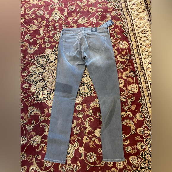 NWT Ladies Mavi Serena, Low Rise, Super Skinny Color Grey - Picture 3 of 4
